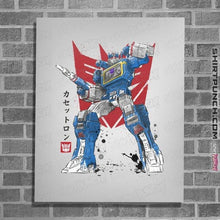 Load image into Gallery viewer, Daily_Deal_Shirts Posters / 4"x6" / White Sound Sumi-e