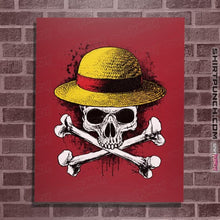 Load image into Gallery viewer, Secret_Shirts Posters / 4"x6" / Red Skeleton Mugiwara