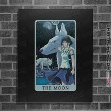 Load image into Gallery viewer, Daily_Deal_Shirts Posters / 4"x6" / Black Tarot Ghibli The Moon