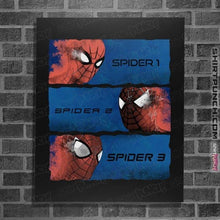 Load image into Gallery viewer, Daily_Deal_Shirts Posters / 4"x6" / Black Spiders
