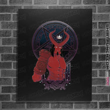 Load image into Gallery viewer, Shirts Posters / 4"x6" / Black Infernal boy