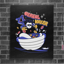 Load image into Gallery viewer, Shirts Posters / 4"x6" / Black Cereal Killer