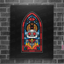 Load image into Gallery viewer, Daily_Deal_Shirts Posters / 4"x6" / Black Lamb Stained Glass