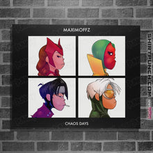 Load image into Gallery viewer, Shirts Posters / 4"x6" / Black Chaos Days