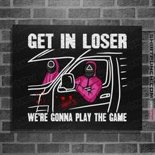 Load image into Gallery viewer, Secret_Shirts Posters / 4"x6" / Black Play The Game