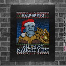 Load image into Gallery viewer, Shirts Posters / 4"x6" / Black Half Of You