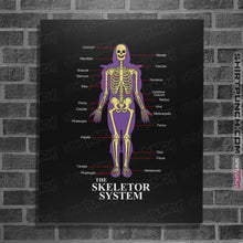 Load image into Gallery viewer, Shirts Posters / 4"x6" / Black The Skeletor System