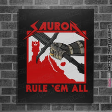 Load image into Gallery viewer, Secret_Shirts Posters / 4"x6" / Black Sauron, Rule 'Em All