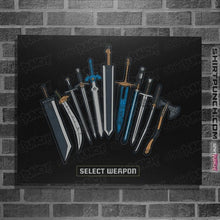 Load image into Gallery viewer, Daily_Deal_Shirts Posters / 4"x6" / Black Select Weapon