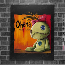 Load image into Gallery viewer, Daily_Deal_Shirts Posters / 4"x6" / Black OhaNa