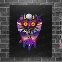 Load image into Gallery viewer, Secret_Shirts Posters / 4"x6" / Black Hero Adventure