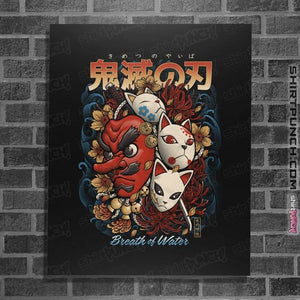 Daily_Deal_Shirts Posters / 4"x6" / Black Breath of Water