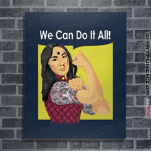 Load image into Gallery viewer, Secret_Shirts Posters / 4"x6" / Navy We Can Do It All!