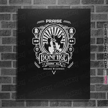 Load image into Gallery viewer, Shirts Posters / 4"x6" / Black Bonfire