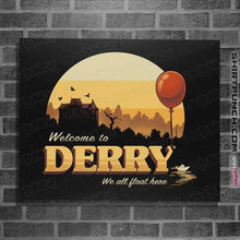 Load image into Gallery viewer, Shirts Posters / 4"x6" / Black Welcome To Derry