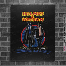 Load image into Gallery viewer, Shirts Posters / 4"x6" / Black Homes And Watson