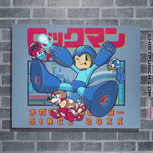 Load image into Gallery viewer, Daily_Deal_Shirts Posters / 4"x6" / Powder Blue Mega Nostalgia