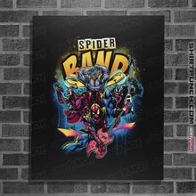 Load image into Gallery viewer, Daily_Deal_Shirts Posters / 4"x6" / Black Spider Band