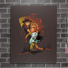 Load image into Gallery viewer, Shirts Posters / 4"x6" / Dark Chocolate Let it Go