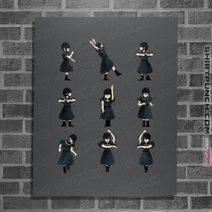 Daily_Deal_Shirts Posters / 4"x6" / Charcoal Freak Dance