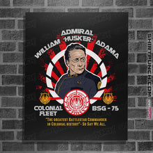Load image into Gallery viewer, Shirts Posters / 4"x6" / Black William Adama