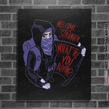 Load image into Gallery viewer, Secret_Shirts Posters / 4"x6" / Black Stranger Merchant