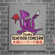 Load image into Gallery viewer, Secret_Shirts Posters / 4"x6" / Sports Grey Osaka Seafood