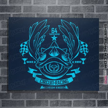 Load image into Gallery viewer, Shirts Posters / 4"x6" / Navy Mushroo Kingdom Racing