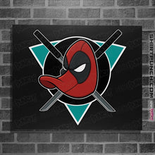 Load image into Gallery viewer, Shirts Posters / 4"x6" / Black Mighty Dead Ducks