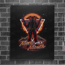 Load image into Gallery viewer, Shirts Posters / 4&quot;x6&quot; / Black Retro Mercenary
