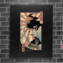 Load image into Gallery viewer, Secret_Shirts Posters / 4"x6" / Black AfroSamurai