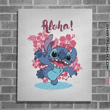 Load image into Gallery viewer, Shirts Posters / 4"x6" / White Aloha 626!