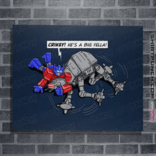 Load image into Gallery viewer, Daily_Deal_Shirts Posters / 4"x6" / Navy Prime Hunter