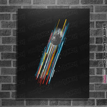Load image into Gallery viewer, Daily_Deal_Shirts Posters / 4"x6" / Black The Falcon