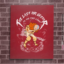 Load image into Gallery viewer, Daily_Deal_Shirts Posters / 4"x6" / Red The Last Air Guitar