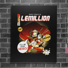 Load image into Gallery viewer, Shirts Posters / 4"x6" / Black Lemillion