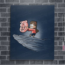 Load image into Gallery viewer, Shirts Posters / 4"x6" / Navy The Pig King