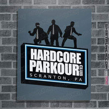 Load image into Gallery viewer, Shirts Posters / 4&quot;x6&quot; / Indigo Blue Hardcore Parkour Club
