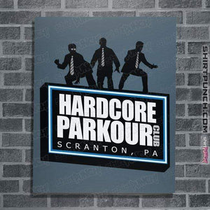 Shirts Posters / 4"x6" / Indigo Blue Hardcore Parkour Club