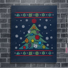 Load image into Gallery viewer, Shirts Posters / 4"x6" / Navy Ugly RPG Christmas Shirt