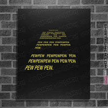 Load image into Gallery viewer, Shirts Posters / 4"x6" / Black Crawl Pew