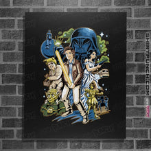 Load image into Gallery viewer, Daily_Deal_Shirts Posters / 4"x6" / Black May The Schwartz Be With You