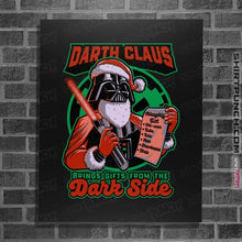 Load image into Gallery viewer, Secret_Shirts Posters / 4"x6" / Black Dark Lord Christmas