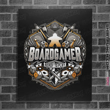 Load image into Gallery viewer, Shirts Posters / 4"x6" / Black Boardgamer