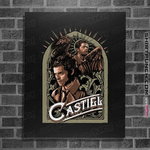 Load image into Gallery viewer, Daily_Deal_Shirts Posters / 4&quot;x6&quot; / Black Castiel
