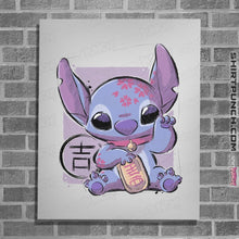 Load image into Gallery viewer, Shirts Posters / 4"x6" / White Maneki Stitch