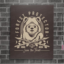Load image into Gallery viewer, Shirts Posters / 4"x6" / Dark Chocolate The Forest Protector