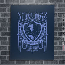 Load image into Gallery viewer, Shirts Posters / 4"x6" / Navy Blue Lions Officers Academy