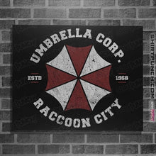 Load image into Gallery viewer, Daily_Deal_Shirts Posters / 4"x6" / Black Welcome To Raccoon City