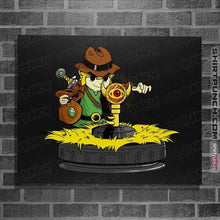 Load image into Gallery viewer, Shirts Posters / 4"x6" / Black Raiders Of The Boss Key